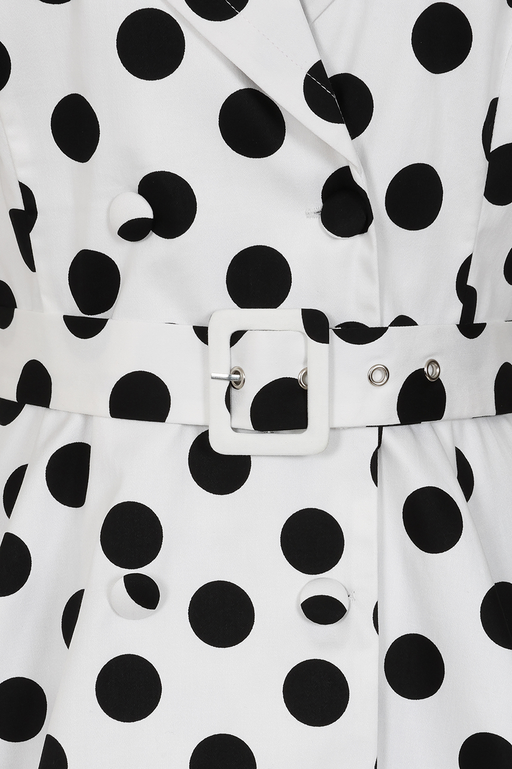 Clarissa Polka Dot Swing Dress in Extended Sizing